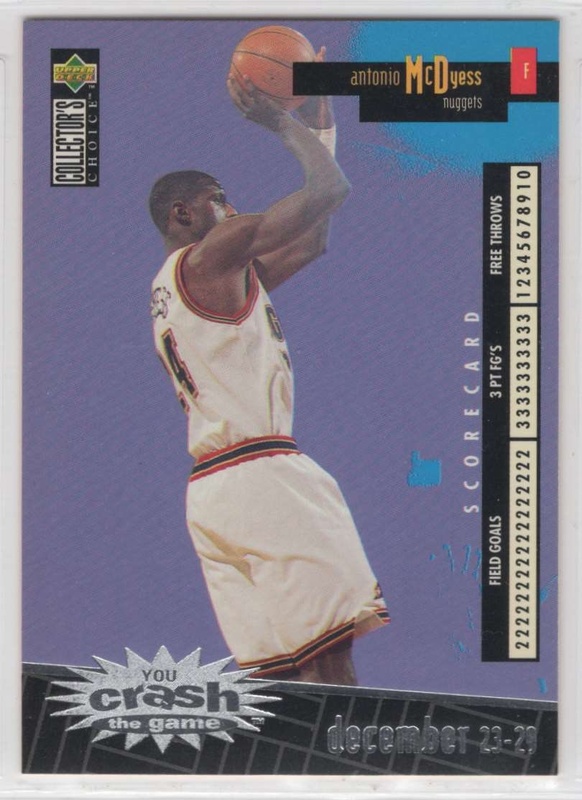 1996-97 Collector's Choice - You Crash the Game Scoring Silver 1 #C07B - Antonio McDyess - Denver Nuggets