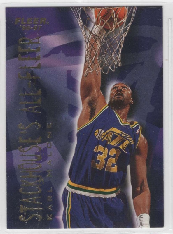 1996-97 Fleer - Stackhouse's All Fleer #07 - Karl Malone - Utah Jazz