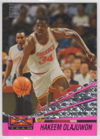 1993-94 Stadium Club - Beam Team Members Only #12 - Hakeem Olajuwon - Houston Rockets