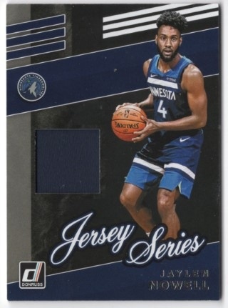 2019-20 Donruss - Jersey Series #JS-JNW - Jaylen Nowell MEM - ROOKIE - Minnesota Timberwolves