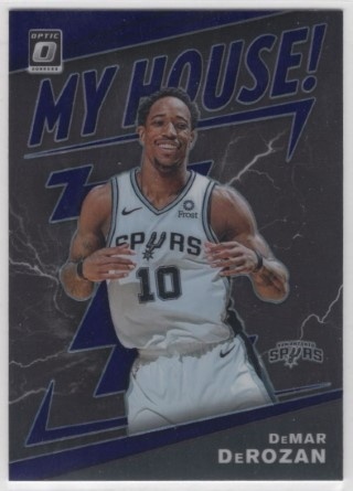2019-20 Donruss Optic - My House Purple #03 - DeMar DeRozan - San Antonio Spurs