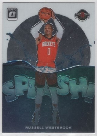 2019-20 Donruss Optic - Splash! #10 - Russell Westbrook - Houston Rockets