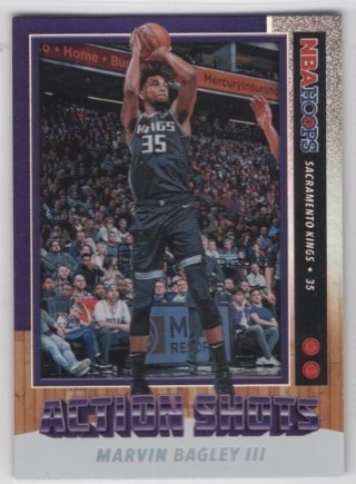 2019-20 Hoops - Action Shots #10 - Marvin Bagley III - Sacramento Kings