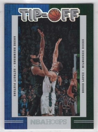 2019-20 Hoops - Tip Off #05 - Andre Drummond / Brook Lopez - Detroit Pistons / Milwaukee Bucks