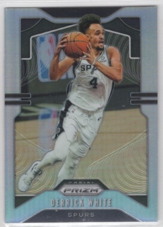 2019-20 Panini Prizm - Prizm Silver #141 - Derrick White - San Antonio Spurs