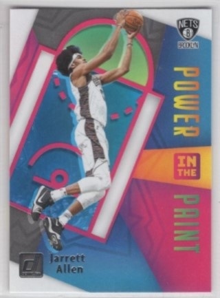 2020-21 Donruss - Power in the Paint #08 - Jarrett Allen - Brooklyn Nets