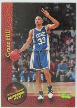 1995 Classic Superior Pix - #003 - Grant Hill - Duke University