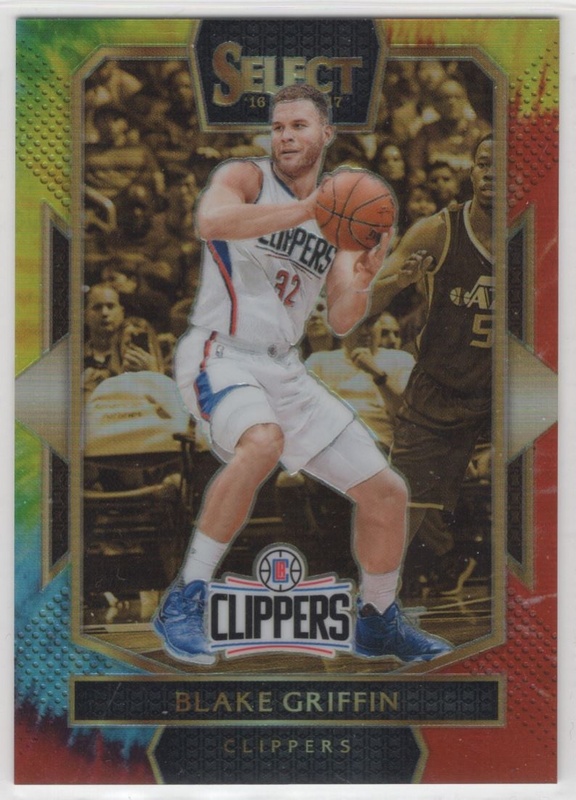 2016-17 Select - Prizm Tie Dye #261 - Blake Griffin SN25 - LA Clippers
