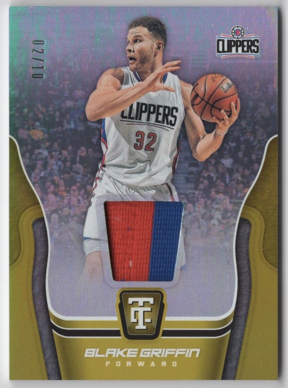 2017-18 Totally Certified - Materials Gold #M-BGF - Blake Griffin MEM, SN10 - LA Clippers