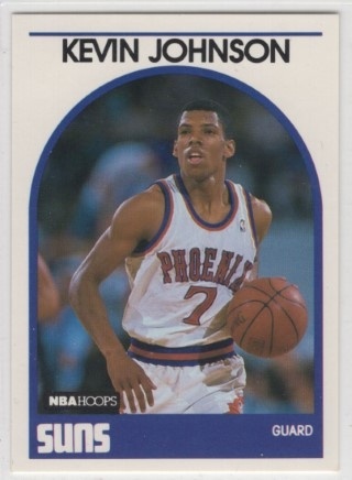 1989-90 Hoops - #035 Kevin Johnson - ROOKIE - Phoenix Suns