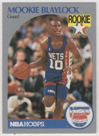 1990-91 Hoops - #193 Mookie Blaylock - ROOKIE - New Jersey Nets
