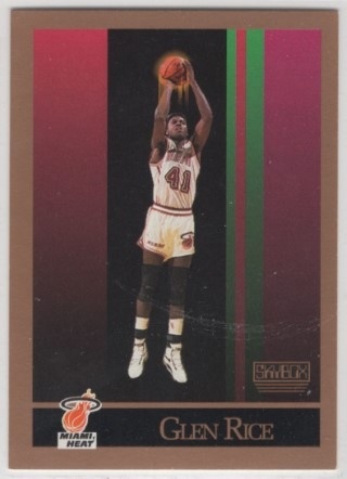 1990-91 Skybox - #150 Glen Rice - ROOKIE - Miami Heat