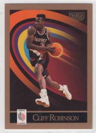 1990-91 Skybox - #239 Cliff Robinson - ROOKIE - Portland Trail Blazers