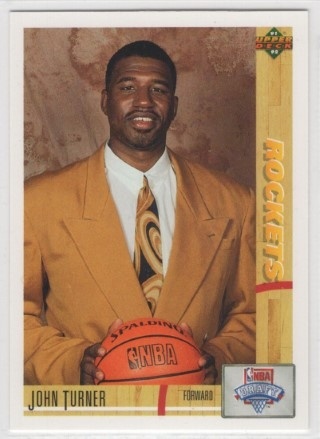 1991-92 Upper Deck - #011 John Turner - ROOKIE - Houston Rockets
