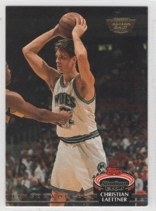 1992-93 Stadium Club - Member's Only - #218 Christian Laettner PR10000 - ROOKIE - Minnesota Timberwolves