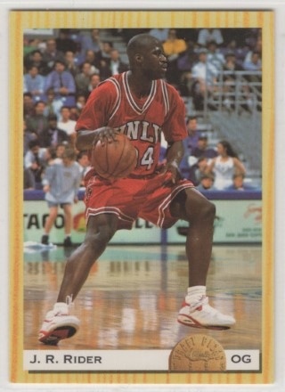 1993 Classic Draft Picks - #004 J.R. Rider - ROOKIE - UNLV Runnin' Rebels