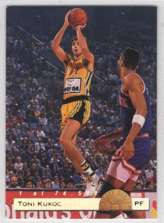 1993 Classic Draft Picks - Limited Prints #LP08 Toni Kukoc PR74500 - ROOKIE - Pallacanestro Treviso