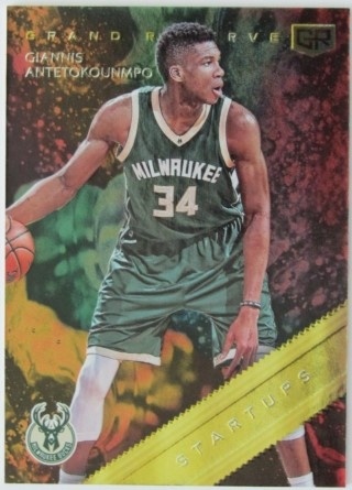2016-17 Panini Grand Reserve - Startups ST-GA - Giannis Antetokounmpo - Milwaukee Bucks