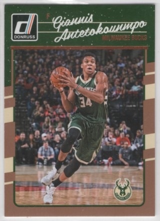 2016-17 Donruss - #005 Giannis Antetokounmpo - Milwaukee Bucks