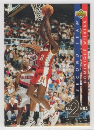 1993-94 Upper Deck - All NBA Team #AN06 - Dominique Wilkins - Atlanta Hawks