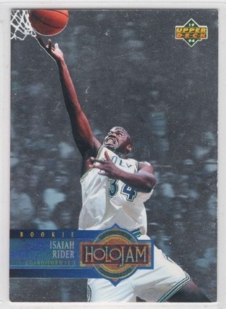 1993-94 Upper Deck - Holojams #H32 - Isiah Rider - Minnesota Timberwolves