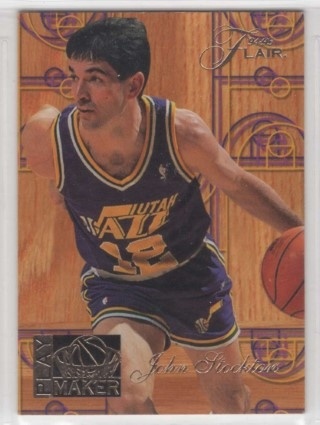1994-95 Flair - Play Maker #09 - John Stockton - Utah Jazz