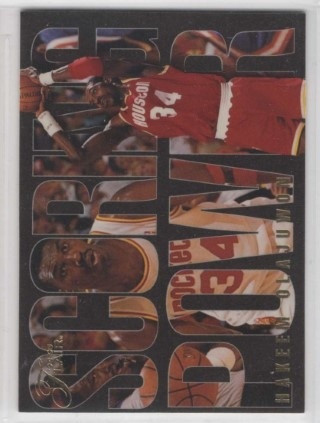 1994-95 Flair - Scoring Power #04 - Hakeem Olajuwon - Houston Rockets
