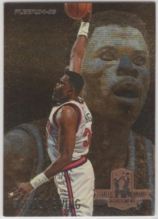 1994-95 Fleer - Career Achievement Award #1 - Patrick Ewing - New York Knicks