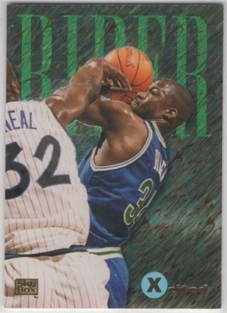1994-95 Skybox Emotion - Xcited #16 - Isaiah Rider - Minnesota Timberwolves
