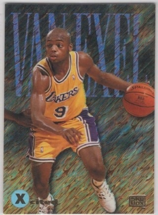 1994-95 Skybox Emotion - Xcited #20 - Nick Van Exel - Los Angeles Lakers