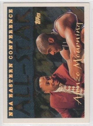 1994-95 Topps - Spectralight #008 - Alonzo Mourning - All Star East