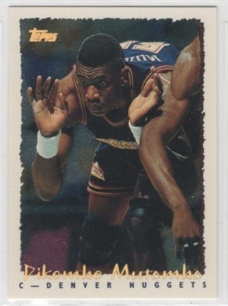 1994-95 Topps - Spectralight #339 - Dikembe Mutombo - Denver Nuggets