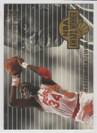 1994-95 Ultra - NBA Award Winner #3 - Hakeem Olajuwon - Houston Rockets