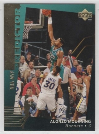 1994-95 Upper Deck - Predictor Hobby REDEMPTION #H25 - Alonzo Mourning - Charlotte Hornets