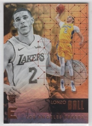 2017-18 Panini Essentials - Retail #139 - Lonzo Ball - Rookie Card - LA Lakers