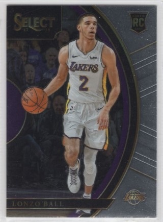 2017-18 Select - #028 Lonzo Ball ROOKIE - LA Lakers