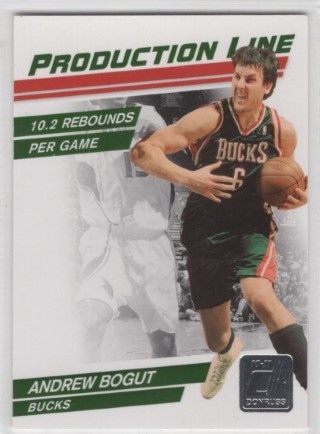 2010-11 Donruss - Production Line #31 - Andrew Bogut SN999 - Milwaukee Bucks