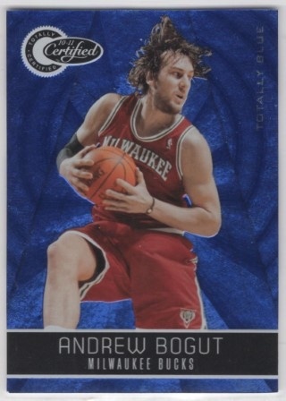 2010-11 Totally Certified - Totally Blue #010 - Andrew Bogut SN299 - Milwaukee Bucks