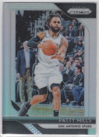 2018-19 Panini Prizm - Prizm Silver #023 - Patty Mills - San Antonio Spurs