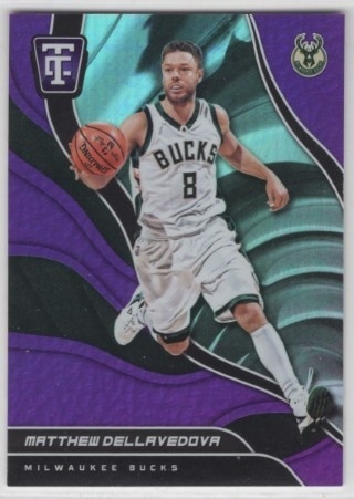 2017-18 Totally Certified - Purple #083 - Matthew Dellavedova - Milwaukee Bucks