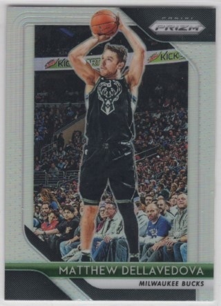 2018-19 Panini Prizm - Prizm Silver #266 - Matthew Dellavedova - Milwaukee Bucks