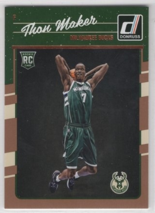 2016-17 Donruss - #160 Thon Maker - ROOKIE - Milwaukee Bucks