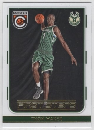 2016-17 Panini Complete - First Steps #06 - Thon Maker - ROOKIE - Milwaukee Bucks