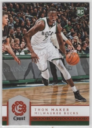 2016-17 Panini Excalibur - Count #099 - Thon Maker - ROOKIE - Milwaukee Bucks