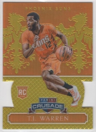 2014-15 Panini Excalibur - Crusade Orange #181 - T.J. Warren SN60 - ROOKIE - Phoenix Suns