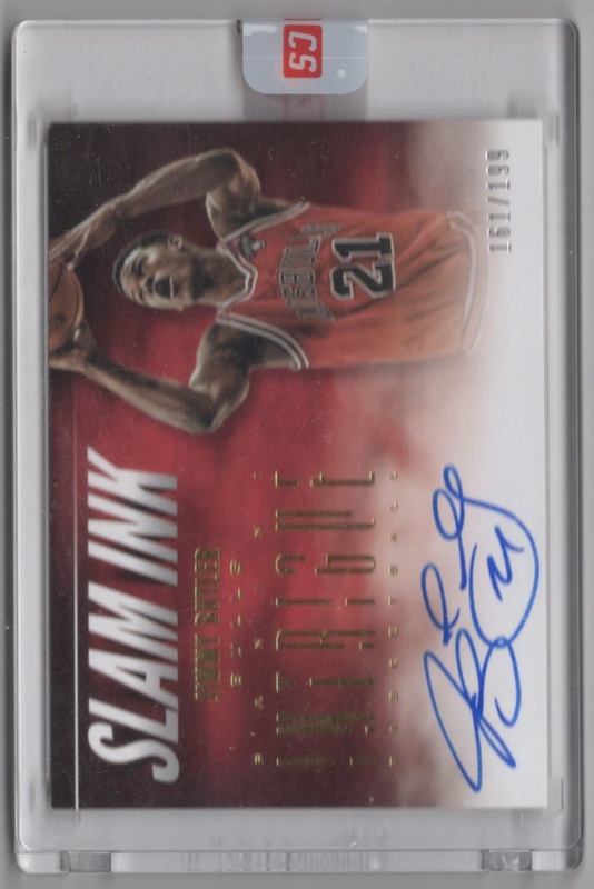 2012-13 Panini Intrigue - Slam Ink #47 - Jimmy Butler AUTO, SN199 - ROOKIE - Chicago Bulls