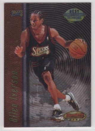 1997-98 Bowman's Best - Best Techniques #T9 - Allen Iverson - Philadelphia 76ers