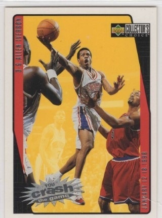 1997-98 Collector's Choice - You Crash the Game Scoring #C20.2 - Allen Iverson - Philadelphia 76ers