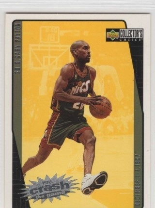 1997-98 Collector's Choice - You Crash the Game Scoring #C25.1 - Gary Payton - Seattle SuperSonics