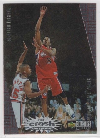 1997-98 Collector's Choice - You Crash the Game Scoring REDEMPTION #R20 - Allen Iverson - Philadelphia 76ers